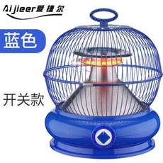 온풍기 새장 전기오븐 히터 현대적인 가정용 겨울 난로다리 월동용품 싱글 사무실 마이크로형 급속난방, 기본, T03-블루색 스위치 파일-M28