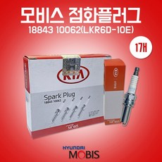 카박사/18843 10062/낱개/1개/스파크플러그/점화플러그/기아/모비스 순정부품/LKR6D-10E/올뉴모닝/엑센트/뉴엑센트/레이, 1개