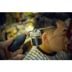 바버샵 대머리 방지 모발 두피 탈모 흑채 섬유 파우더 시각효과 스프레이, 스프레이병1개