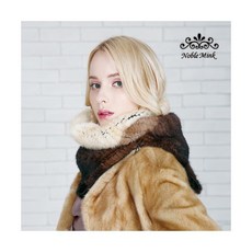 [노블밍크] 308-1 밍크니팅 그라데이션 넥워머