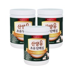 녹십초 산양유 초유 단백질 분말 280g 단백질보충제 건강식품, 3개