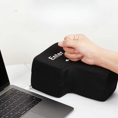 엔터키 쿠션 스트레스 감소 주먹 왕 사무실 선물, 1개, 대형엔터키