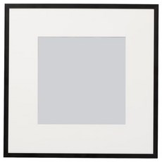 이케아 롬비켄 액자32x32 블랙 프레임32.5x32.5cm 내용물19-32x19-32cm 알루미늄, 없음, 1개