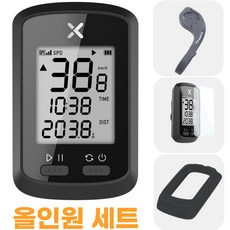 AVANYA 올인원 무선 GPS 자전거 속도계 세트 패키지, 올인원 3세대, 1개