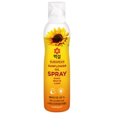 백설 유러피안 해바라기유 오일 스프레이, 1개, 200ml