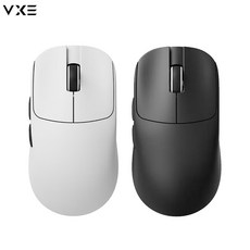 [XC샵] VGN시리즈 VXE MAD R /MAD R MAJOR 무선 8K 게이밍 마우스 PAW3395/3950 36+-3g경량화 200MAH 듀얼모드, 블랙, MAD R 200mah(1k-3395) - vgrm130s