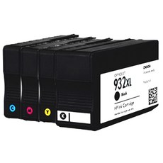 HP932XL HP933XL 재생잉크 4색세트 Officejet 6100 hp6600 hp6700 hp7110a hp7510 hp7610 hp7612, 1세트, 검정+파랑+빨강+노랑 1세트, 검정+파랑+빨강+노랑