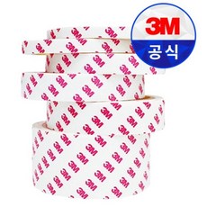 3M 4421 스카치 폼 양면테이프 3M(길이) 강력 아크릴 산업용 스펀지 두꺼운 PE 양면폼테이프 백색, 2개, 25mm