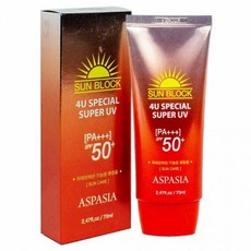 워터프루프 부드러운 연꽃 쌀 추출물 영양공급 보습 선크림 SPF50+ 70ml, 1개 - 연꽃추출물