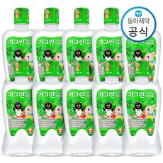 [동아제약] 가그린 어린이 가글 사과 380ml 10개 구강청결제, 상세 설명 참조