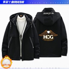 HARLEYDAVIDSON할레 바이크 차량 클럽 옷 남성 기모 융 다운