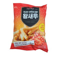 왕새우 90g, 1개