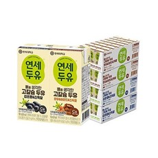 연세우유 [NS Shop+]고칼슘 검은콩 두유48팩+호두아몬드 두유48팩