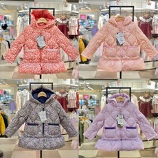 치크 송파점 여아 밑단 프릴 후드 경량 점퍼 CKJD20W5A