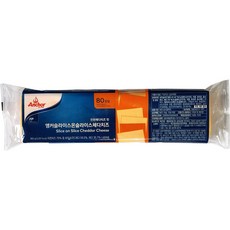 [아이스박스 포함] 앵커 체다 슬라이스 치즈 80매 960g, 1개