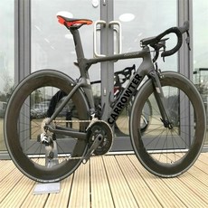 자전거프레임 치넬리 비고렐리 알루미늄 서벨로carrowter concept bob black road carbon complete bike with 105 r7010 50mm, xxs, s5 완전한 자전거