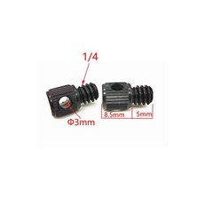 카메라 부품 미니 나사 연결 볼트 암 어댑터 삼각대 거치대 1pcs 14 38Male to Female 14 14 또는 58 플래시 라이트 스탠드 용 손잡이 캠 캠코더, # 14 블랙