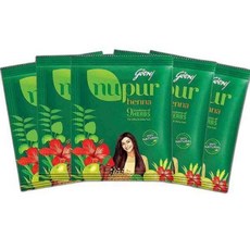 인도 누푸르 천연 헤나 가루 셀프 새치 염색약 400g 5팩