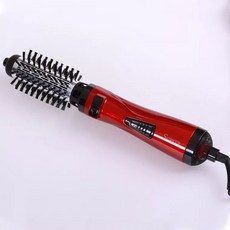 2in1 헤어 롤 드라이기 브러쉬 롤러 에어 브러시, 레드 (유럽 원형 인서트)