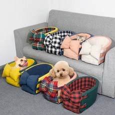제어 테디용 안전 보호대 좌석 치와와 여행 침대 카 소형견 개 중앙 캐리어 자동차 시트 수송, black, 1개