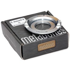 [해외직구]Metabones C-Mount Lens to Micro Four Thirds Camera Lens Adapter (Chrome), 1개, One Color_One Size