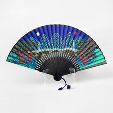일월오봉도부채