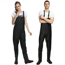  블랙 스트랩 방수 플라이 낚시 허리 웨이더 물 하이 가슴 장화 갯벌 해루질 전신 장비 