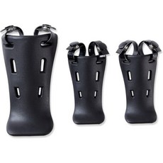 3팩 포수 마스크 목 보호대 야구소프트볼 포함6인치 1팩 4인치 2팩 포함, black, black, 1개