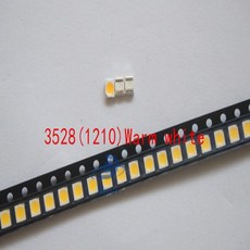 SMD 1210 SMT 3528 LED 따뜻한 화이트 200 개 전원 탑 PLCC-2 전구 구슬 칩 모든 종류의 빛, 한개옵션0 - led칩