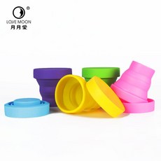 여성 생리 기간 의료 학년 실리콘 소재 소독 컵 접을 수있는 고온 저항 소독 컵, Random send_1, Large_1