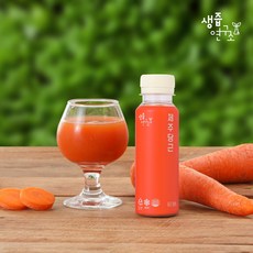 [생즙연구소] 100% 제주 구좌 당근주스 NFC 착즙 주스 HACCP 제주산 120ml, 14개
