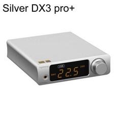 Topping DX3Pro HiRes DAC Headphone amp ES9038Q2M DSD512 PCM768kHz QCC5125 Support BluetoothUSBOPTCOA, 2) Silver - dx7proplus