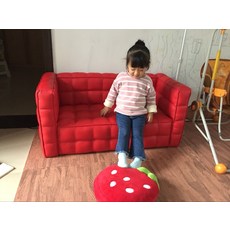 어린이 아동 키즈 주니어 카페 쇼파 의자 선물 북유럽 스타일 빈백소파 홈 가정용 WG201111648Z, 2 인 빨간색