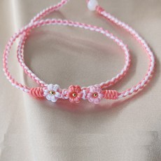 꽃매듭팔찌