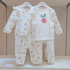[아가방] 논현점* 비트4종세트 상.하복+우주복+딸랑이 4종세트/70%