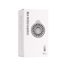 Neirny 반려동물 달팽이 반자동 급수기 2.8L, 급수기 필터6개 6개월용