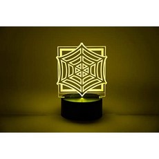 여섯 번째 공격 LED 라이트 - Mike Mirror - 침실 또는 게임 스튜디오에 대한 무지개 여섯 공성 장식 - 색 변경 LED 야간 램프는 매우 중요하며 R6자를 가진 Cosplay Photoshoots에 적합합니다., 본상품