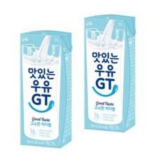 맛있는우유GT 고소한 저지방 멸균우유, 180ml, 48개