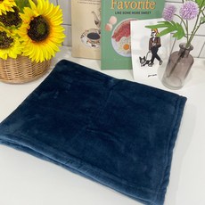 뽀송뽀송 고밀도 밍크 반려동물 극세사 더픔담요 5 Colors, 로얄네이비, 1개