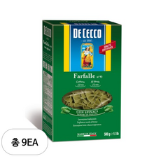 데체코 시금치 파팔레, 500g, 9개