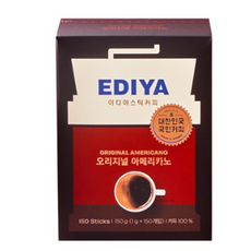 이디야 오리지널 아메리카노 원두커피스틱, 1g, 150개입, 20개