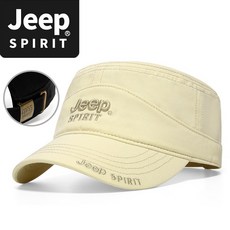 JEEP SPIRIT 캐주얼 플랫 모자 A0293 + 인증 스티커 - jeep군모