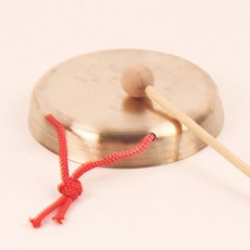 Ziyi 어린이 오감 조기교육 음악 꽹과리 교구 장난감 악기, ONE