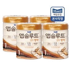 앱솔루트 명작 2FL 분유 1단계, 800g, 4개