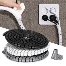 선정리 10mm 인터넷 전기선커버 케이블클립 전선 배선 매직 랜선, 1개, 그레이