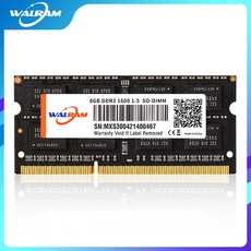 WALRAM 램 메모리 DDR4 DDR3 4GB 8GB 16G 노트북 1600 1333 1866 MHz 램 DDR3L 2133 2400 2666MHz ddr4, 1개