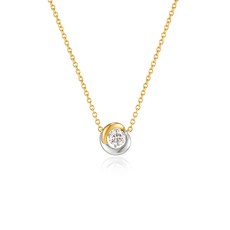 에트레브 0.1ct 다이아몬드 목걸이 HL2N0A200C4420