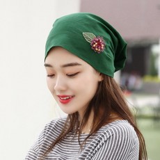 체리플로피 여자모자 리넨 비니 조리모 헤어두건 여성 버킷햇 린넨원플0159 (5컬러)