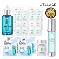 웰라쥬 *리얼 히알루로닉 캡슐 더블패키지(캡슐*36ea+블루솔루션*1+원데이키트*4+캡슐세럼*1+인텐시브크림*2), 단일상품, 기타, 기타