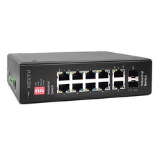 NEXT-POE0822FDT 8포트 10/100M 산업용 POE 스위칭허브 / 1G TP SFP 2포트 / CCTV용 리피터 최대 250M